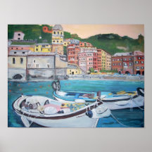 Porto de Vernazza, poster de Cinque Terre