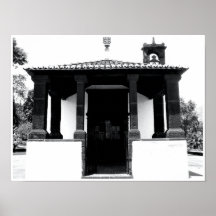 Portugal: Igreja branca bonito com impressão de Be
