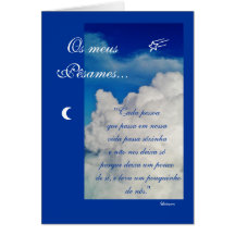 Português: Poema: Condolencias Cartao