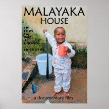 Poster 16x24 do filme da casa de Malayaka