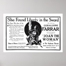 Poster 1917 do anúncio do filme do vintage de Gera