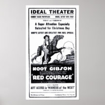 Poster 1921 do anúncio do filme do vintage de Gibs