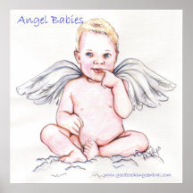 Poster 2 do bebê do anjo