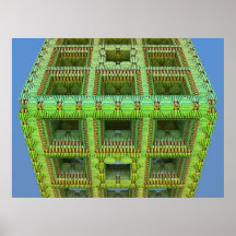 Poster 3d artístico "a caixa mágica "