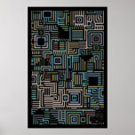 Poster 500 geométrico