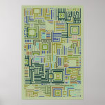 Poster 500 geométrico