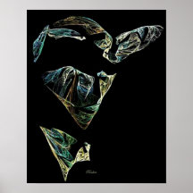 Poster abstrato do desconhecido