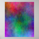 Poster abstrato do respingo da cor