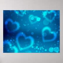 poster, amor, coração, abstrato