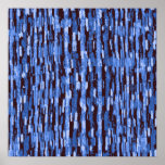 Poster azul & preto quadrado do fundo da camuflage