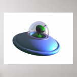 Poster bonito do UFO de Lil