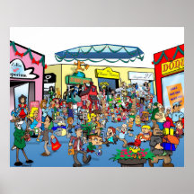 Poster da alameda de Maineland