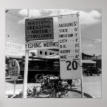 Poster da análise de preço do posto de gasolina