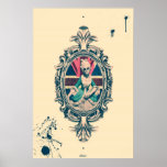 Poster da arte da mulher do Bourgeoisie