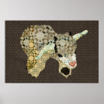 Poster da arte de Cabrito (páscoa Lilly)
