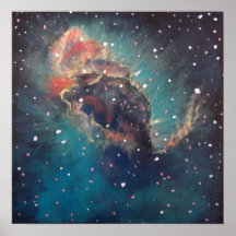 Poster da arte do espaço - nebulosa de Carina por 