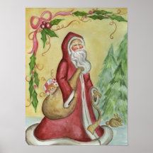 Poster da arte do Natal do pai