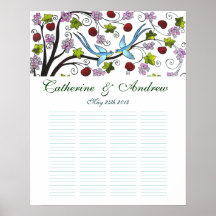 Poster da assinatura do convidado dos Lovebirds (b
