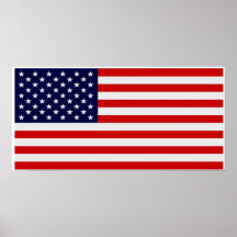 Poster da bandeira americana