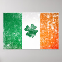 Poster da bandeira de Ireland