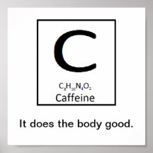 Poster da cafeína