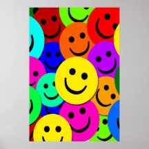 POSTER DA COLAGEM DO SMILEY FACE
