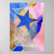 Poster da estrela azul