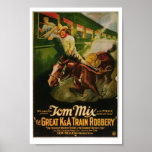 Poster da extorsão do trem do excelente K&A de Tom