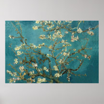 Poster da flor da amêndoa