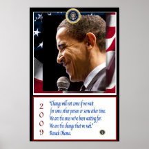 Poster da inauguração de Barack Obama