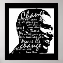 Poster da mudança de Barack