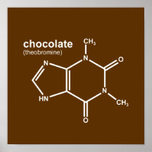 Poster da parede da arte gráfica de ChocChem $17,9