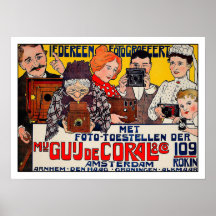 Poster da propaganda de Affiche - câmeras 1901