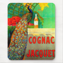 Poster da propaganda do vintage de Jacquet do conh Mouse Pads