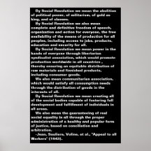 Poster da revolução social
