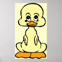 POSTER DA SALA DE CRIANÇA DO PATINHO DO BEBÊ - ART