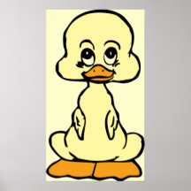 POSTER DA SALA DE CRIANÇA DO PATINHO DO BEBÊ - ART