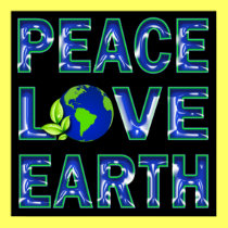 POSTER DA TERRA DO AMOR DA PAZ pôsteres
