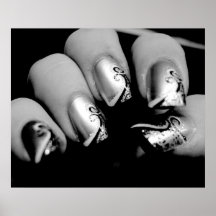 Poster das unhas do desenhista