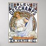 Poster de Alphonse Mucha: Azul Deschamps de Nouvea