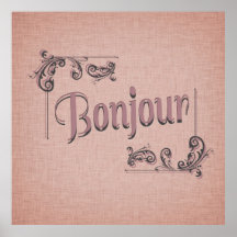 Poster de Bonjour