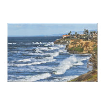 Poster de Carlsbad Califórnia Impressão De Canvas Envolvida