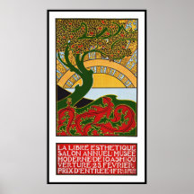 Poster de Nouveau da arte:  La Libre Esthetique