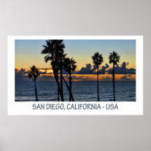 Poster de San Diego, Califórnia (EUA)