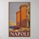 Poster de viagens de NAPOLI