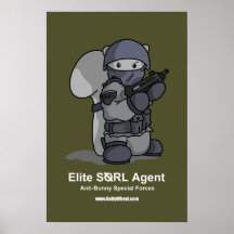 Poster do agente de SQRL