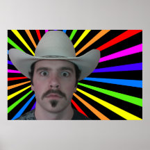 Poster do arco-íris de PCowboy