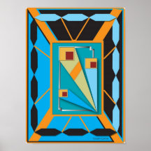 Poster do art deco
