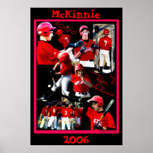 Poster do basebol do caloiro de McKinnie