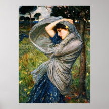 Poster do Boreas do Waterhouse